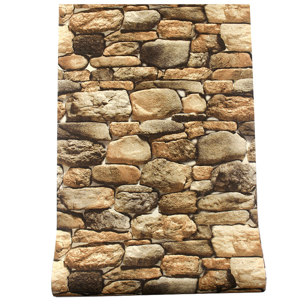 Stone Retro Background Wall Paper Sticker