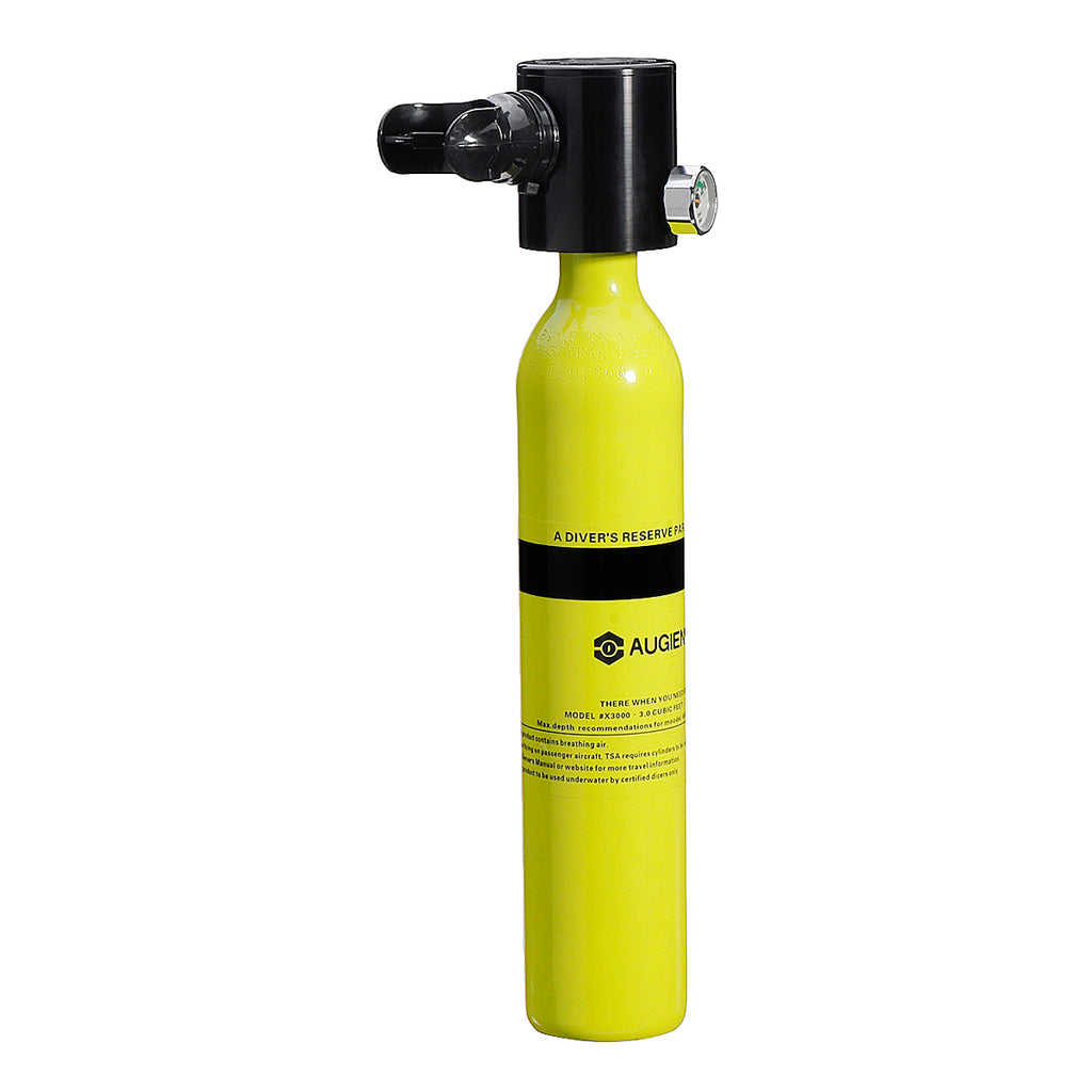 0.5L Scuba Oxygen Cylinder Underwater Diving Equipment  Adapter & Storage Bag